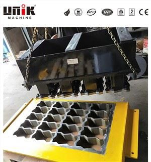 Acél öntőformák betontömbökhöz